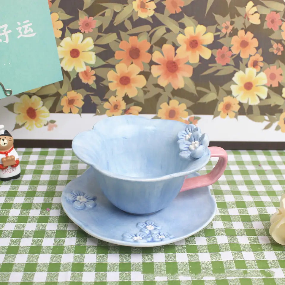 Floral Cup Set