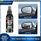Car Glass Anti-Fog Hydrophobic Coating Spray – 100ML (Pack of 2) | Crystal Clear Vision in All Weather