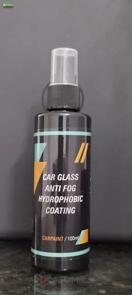 Car Glass Anti-Fog Hydrophobic Coating Spray – 100ML (Pack of 2) | Crystal Clear Vision in All Weather
