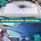 Car Windshield Cooling Foldable Sun Shade Umbrella with Thermal Insulation