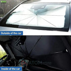 Car Windshield Cooling Foldable Sun Shade Umbrella with Thermal Insulation
