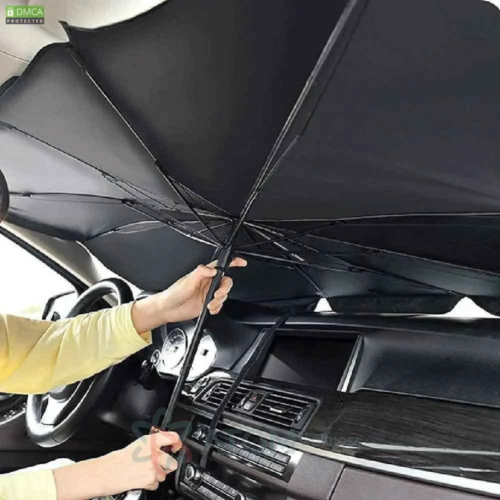 Car Windshield Cooling Foldable Sun Shade Umbrella with Thermal Insulation