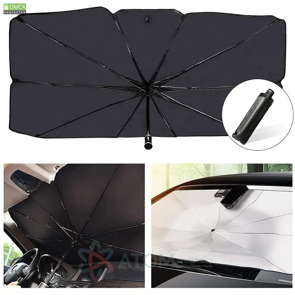 Car Windshield Cooling Foldable Sun Shade Umbrella with Thermal Insulation
