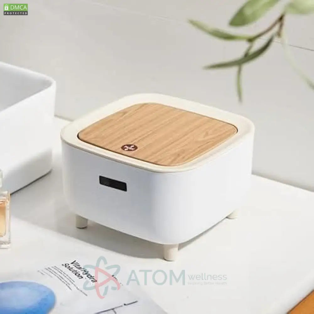 Classy Desktop Push Button Trash Bin