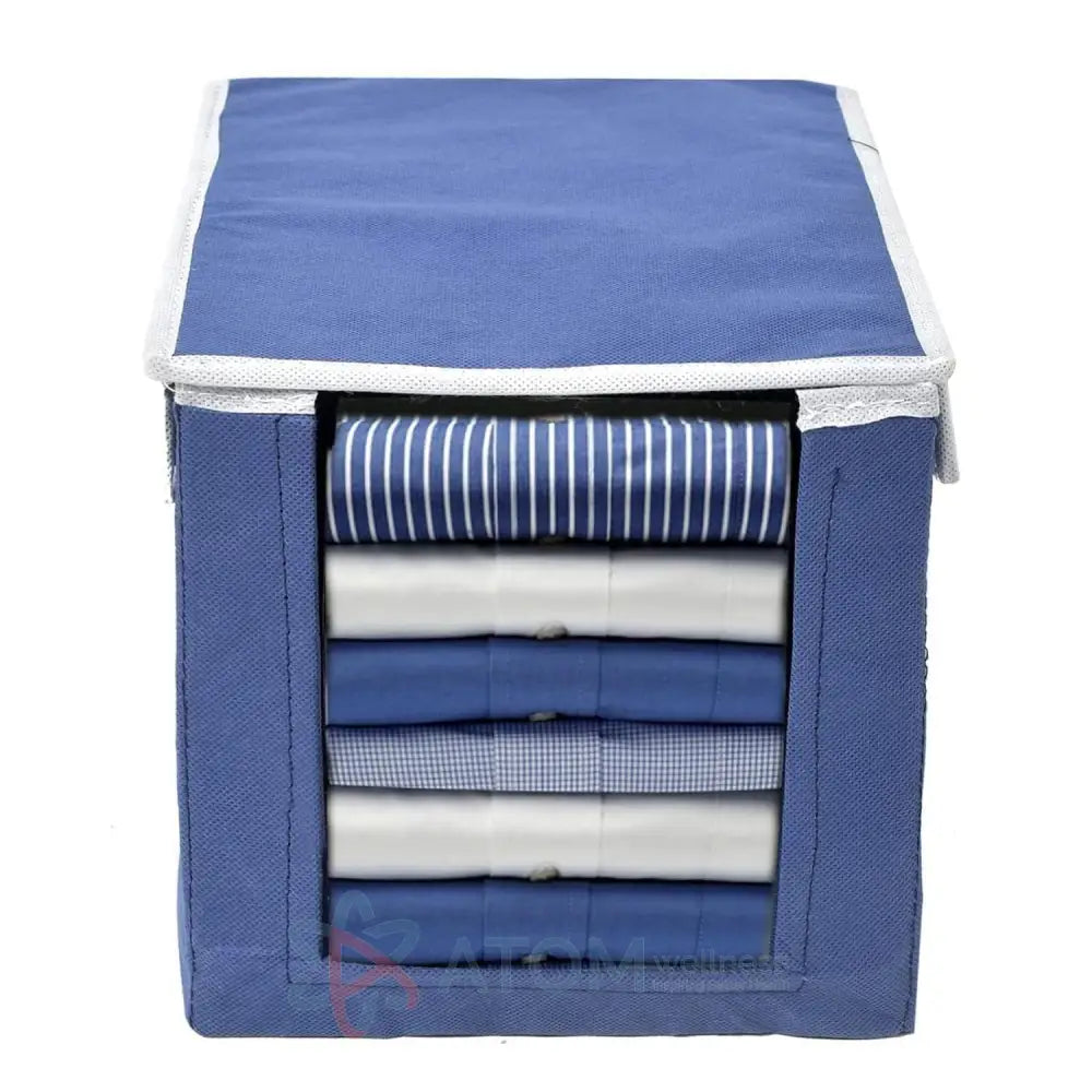 Closet Organizer – Foldable Shirt and Clothing Stackers | 12 Shirt Capacity | Space-Saving Wardrobe Organizer | Available in Pack of 1, 2, 4, 6