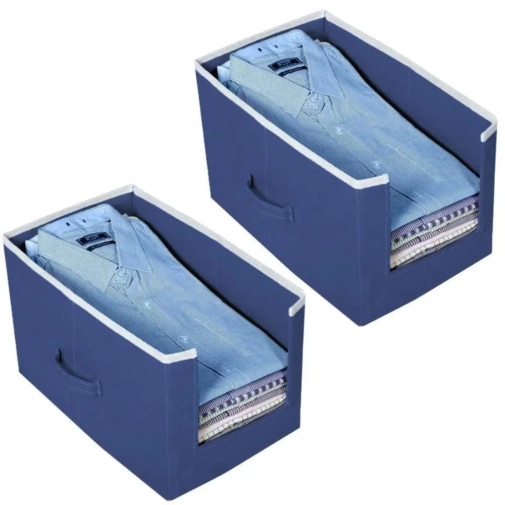 Closet Organizer – Foldable Shirt and Clothing Stackers | 12 Shirt Capacity | Space-Saving Wardrobe Organizer | Available in Pack of 1, 2, 4, 6