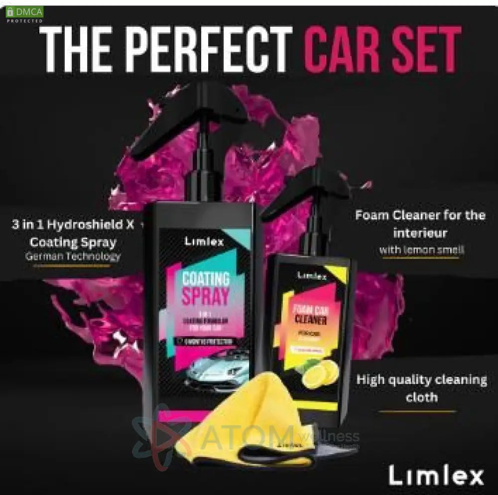Coating Spray and Foam Car Cleaner 200ml (Combo)
