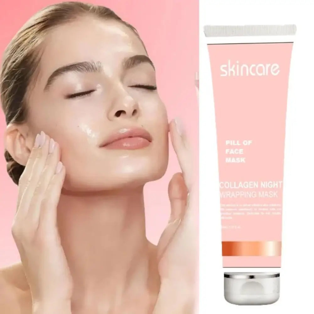 Collagen Night Wrapping Peel Off Mask 50ml for All skin Types