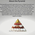 Crystal Wealth Gomati Chakra Shree Yantra Pyramid – Unlock Prosperity & Success