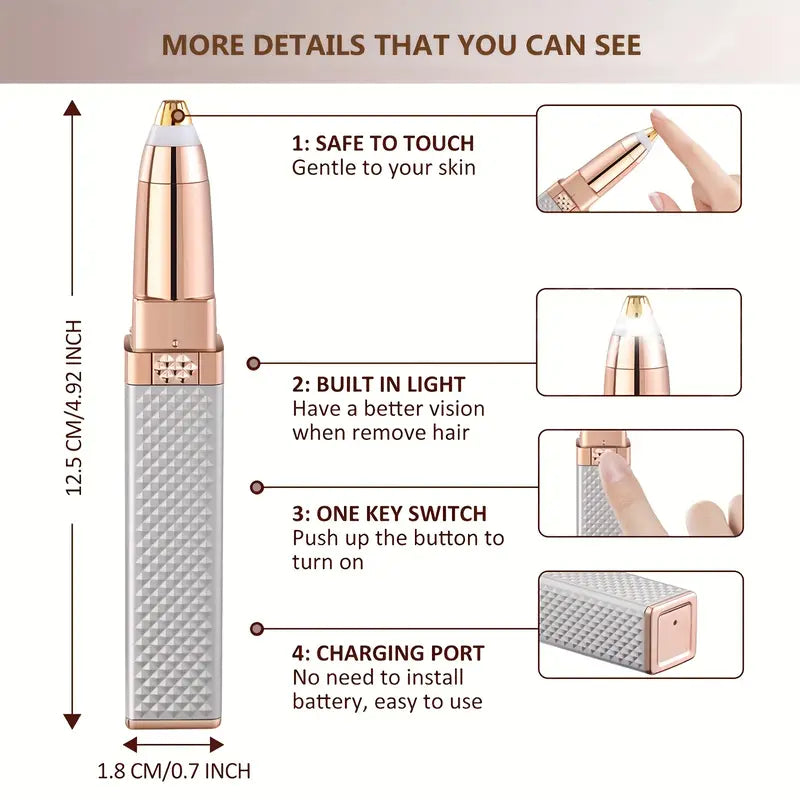 Rechargeable Eyebrow Trimmer