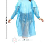 FULLY Reusable Wallet Rain Card Rain Coat for Adults (Set of 5) Multicolour