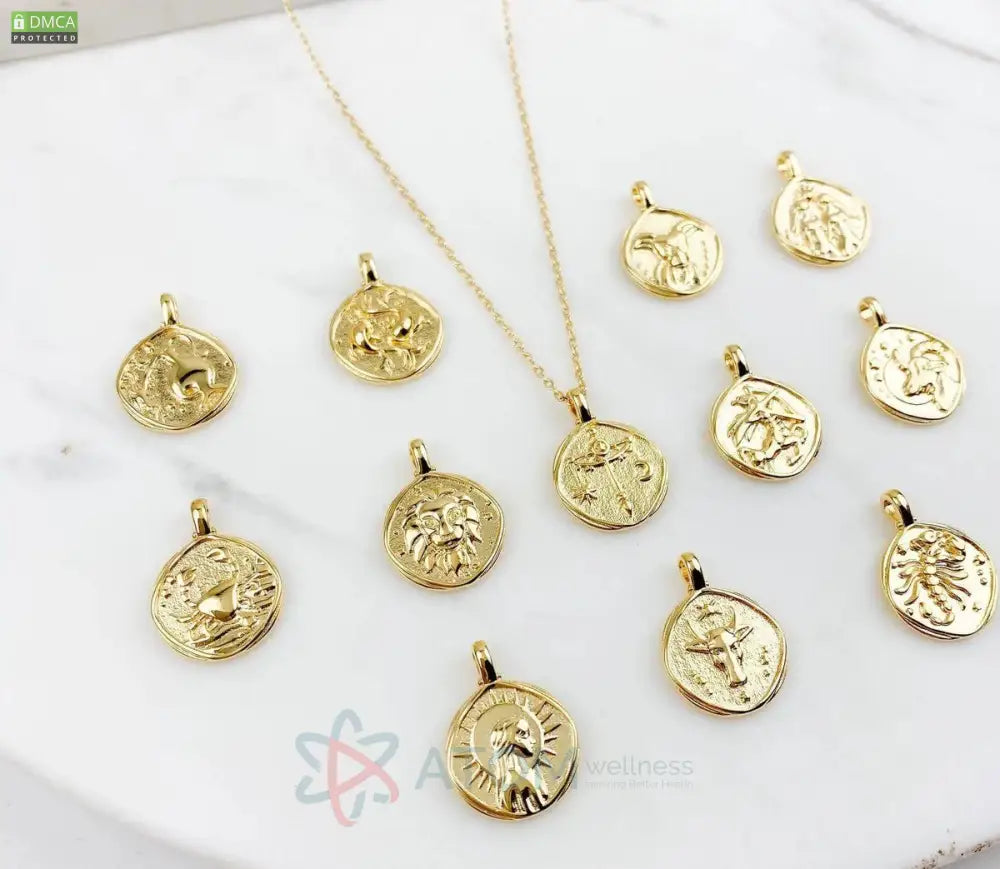 Gold Plated Zodiac Sign Necklace