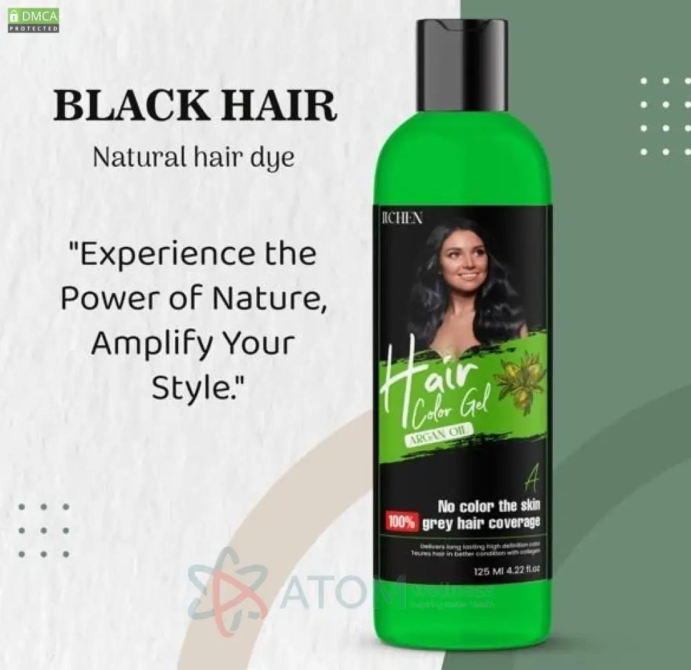 Hair Color Gel - 100% Gray Hair Coverage 125ML (Pack of 2)