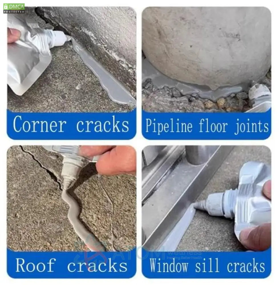 Heavy-Duty Concrete Crack Repair Adhesive – 100g | Grouting & Filling Solution for Roads, Floors, Potholes