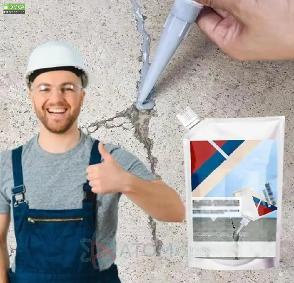Heavy-Duty Concrete Crack Repair Adhesive – 100g | Grouting & Filling Solution for Roads, Floors, Potholes