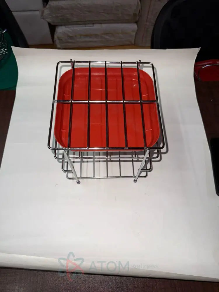 Heavy Steel Matka Stand with Free Tray – Durable & Stable Water Pot Stand for Home & Kitchen