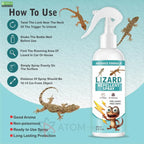 Humane & Non-Toxic Lizard Repellent Home Spray - Cedarwood Scent | Safe Pest Control (250ML, Pack of 2)