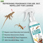Humane & Non-Toxic Lizard Repellent Home Spray - Cedarwood Scent | Safe Pest Control (250ML, Pack of 2)