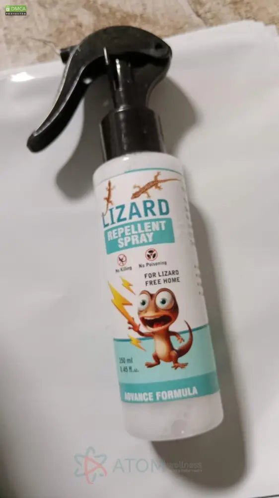 Humane & Non-Toxic Lizard Repellent Home Spray - Cedarwood Scent | Safe Pest Control (250ML, Pack of 2)
