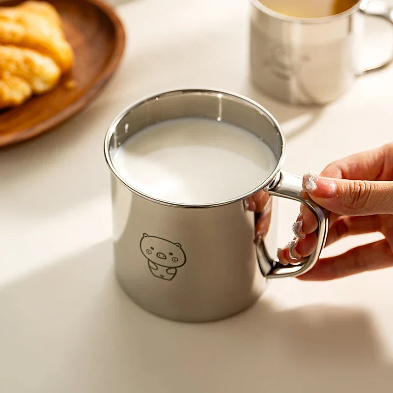 Steel Mug With Lid