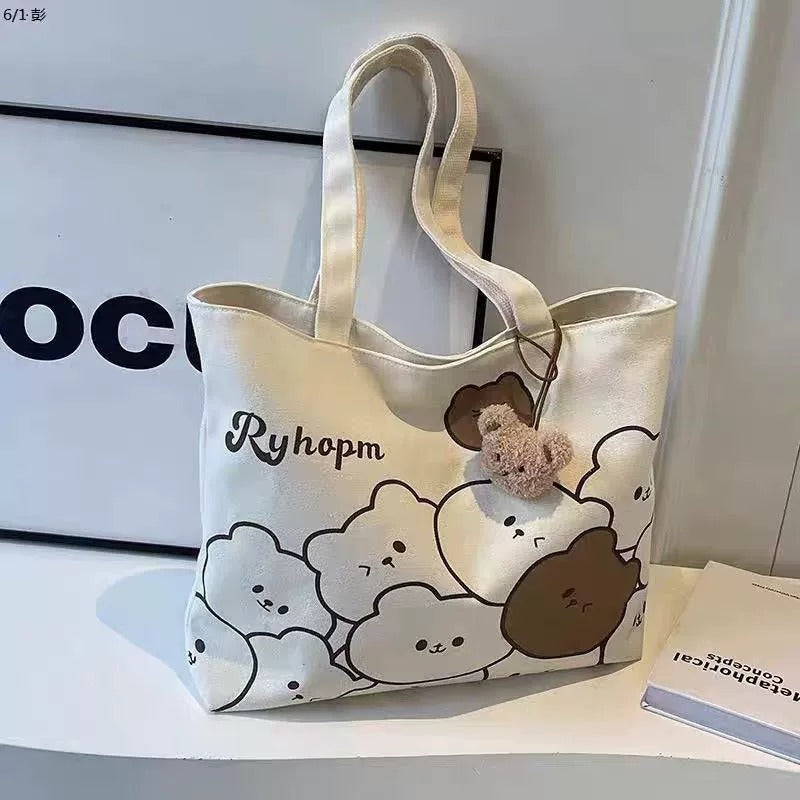 Bear tote bag