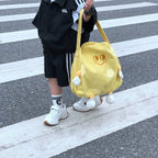 Cheese Smile Plush Bag