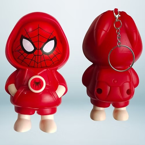 Spiderman Face Keychain