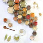 Magnetic Glass Spice Jar
