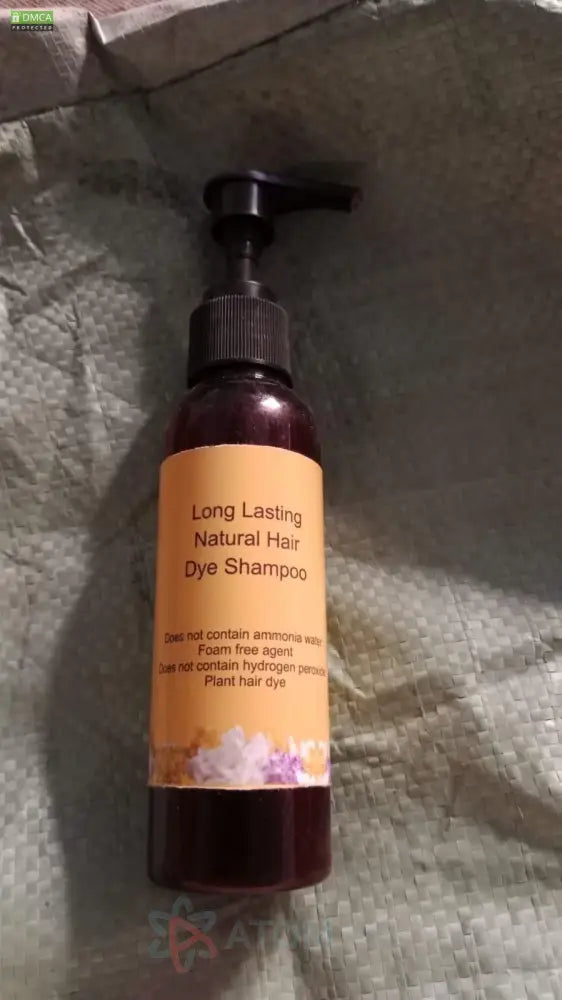 Long-Lasting Natural Hair Dye Shampoo | Ammonia & Peroxide Free Color | 100ML (Pack of 2)