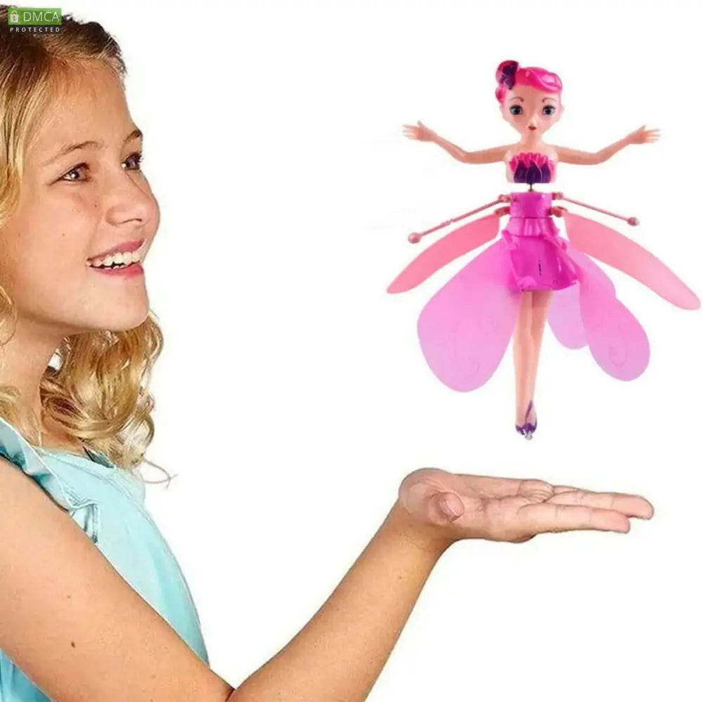 Magic Flying Fairy Princess Doll – Automatic Levitation & Hand Control Toy for Girls