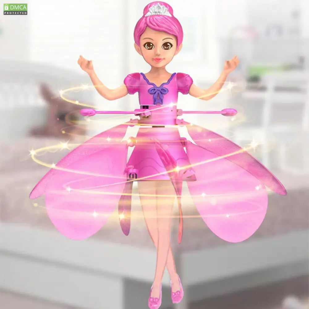Magic Flying Fairy Princess Doll – Automatic Levitation & Hand Control Toy for Girls