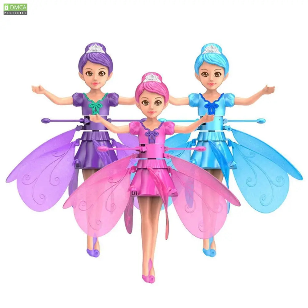 Magic Flying Fairy Princess Doll – Automatic Levitation & Hand Control Toy for Girls