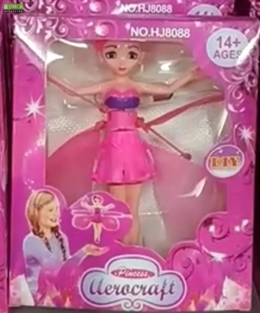 Magic Flying Fairy Princess Doll – Automatic Levitation & Hand Control Toy for Girls