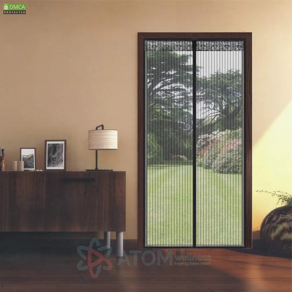 Magnetic Foldable Anti-Mosquito Door Screen Curtain | Instant Close Mesh Net for Home | Fresh Air & Pest Protection