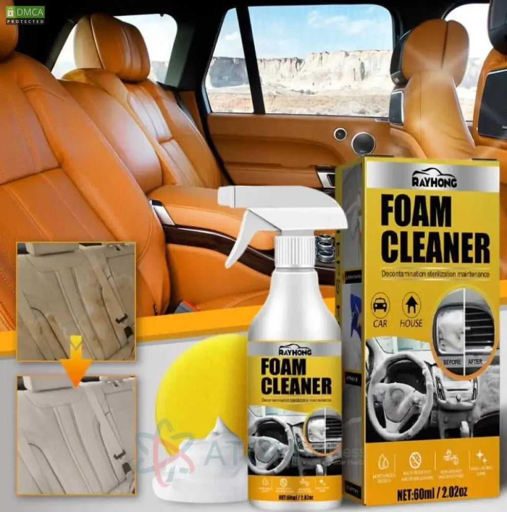 Multi-Purpose Quick Foam Cleaner 60 ML for car kitchen sofas