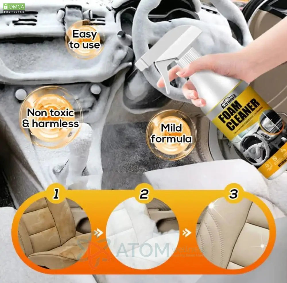 Multi-Purpose Quick Foam Cleaner 60 ML for car kitchen sofas