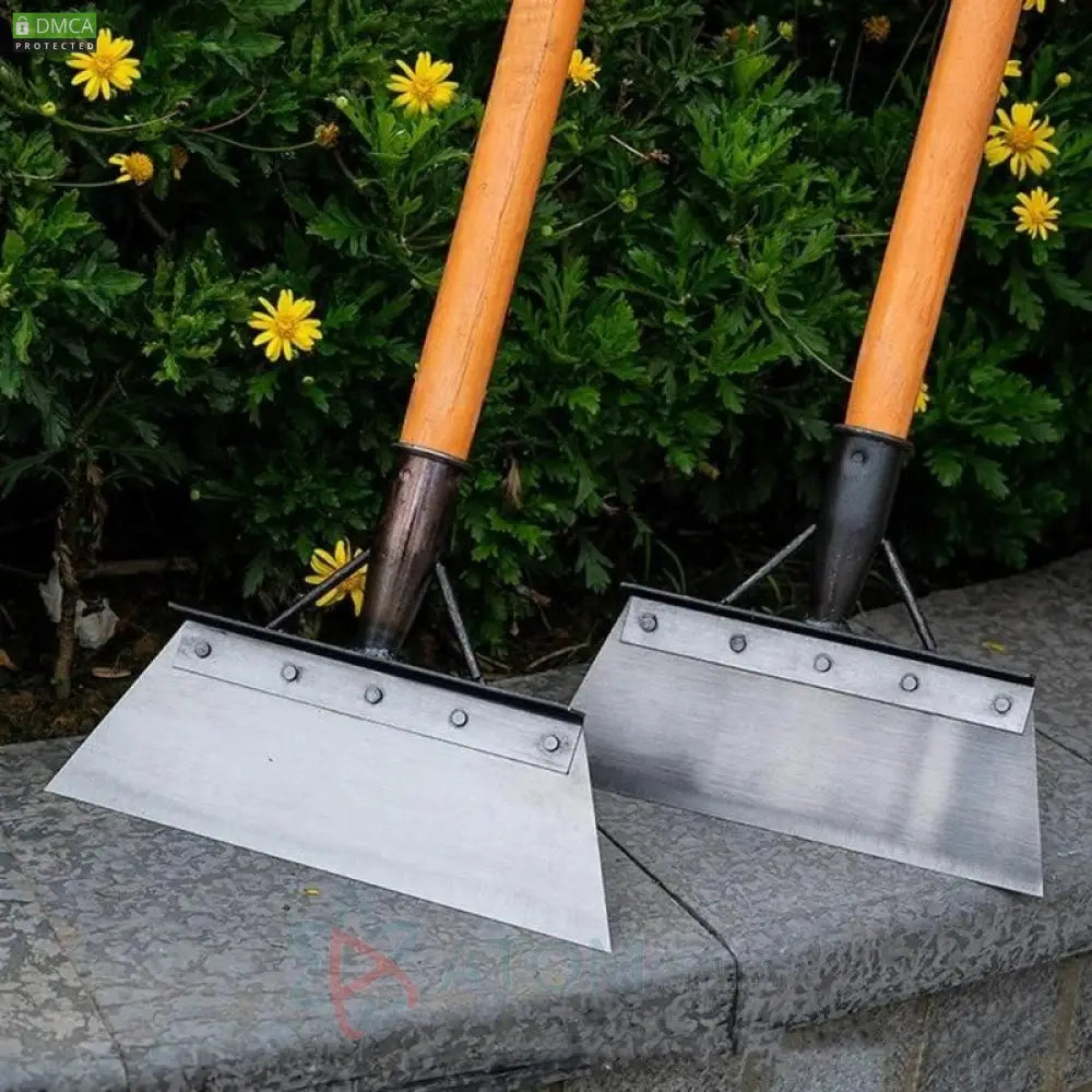 Multifunctional Deep Cleaning Stainless Steel Garden Outdoor Flat Shovel – Your Ultimate Gardening & Cleaning Tool