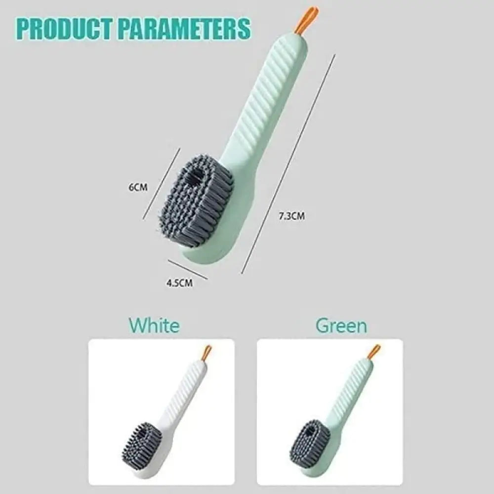 Multifunctional Soap Dispensing Cleaning Scrubbing Brush for Shoes Linen Utensils