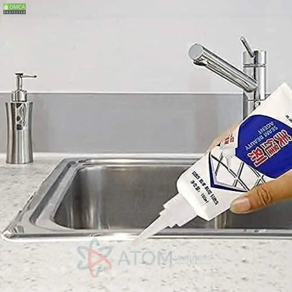 Multipurpose Tile Grout & Gap Filler Tube | Waterproof Sealing Agent for Bathroom & Kitchen (White, 180ml)