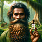 Original Adivasi Herbal Beard Oil 30mL for Quick Beard Growth