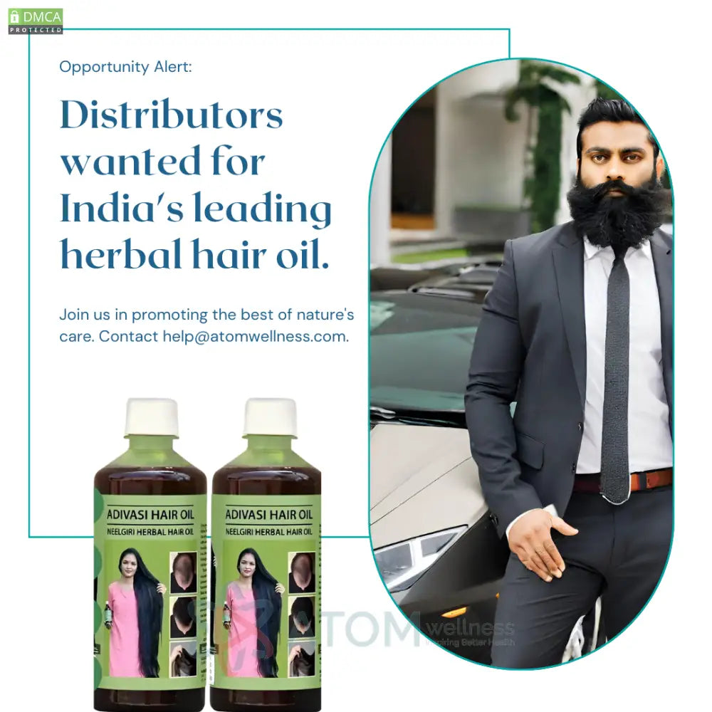 Original Adivasi Herbal Hair Oil  100mL Buy 1 Get 1 Free