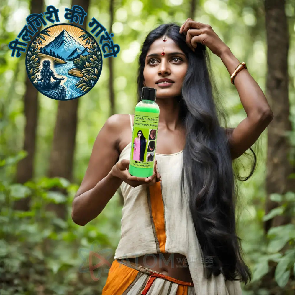 Original Adivasi Neelgiri™ Herbal Anti Hair Fall Shampoo 200ml
