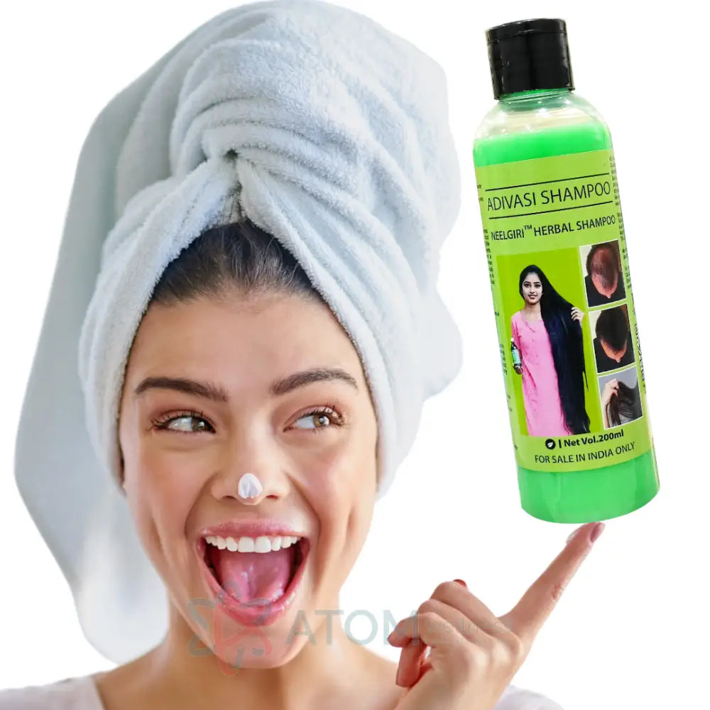 Original Adivasi Neelgiri™ Herbal Anti Hair Fall Shampoo 200ml