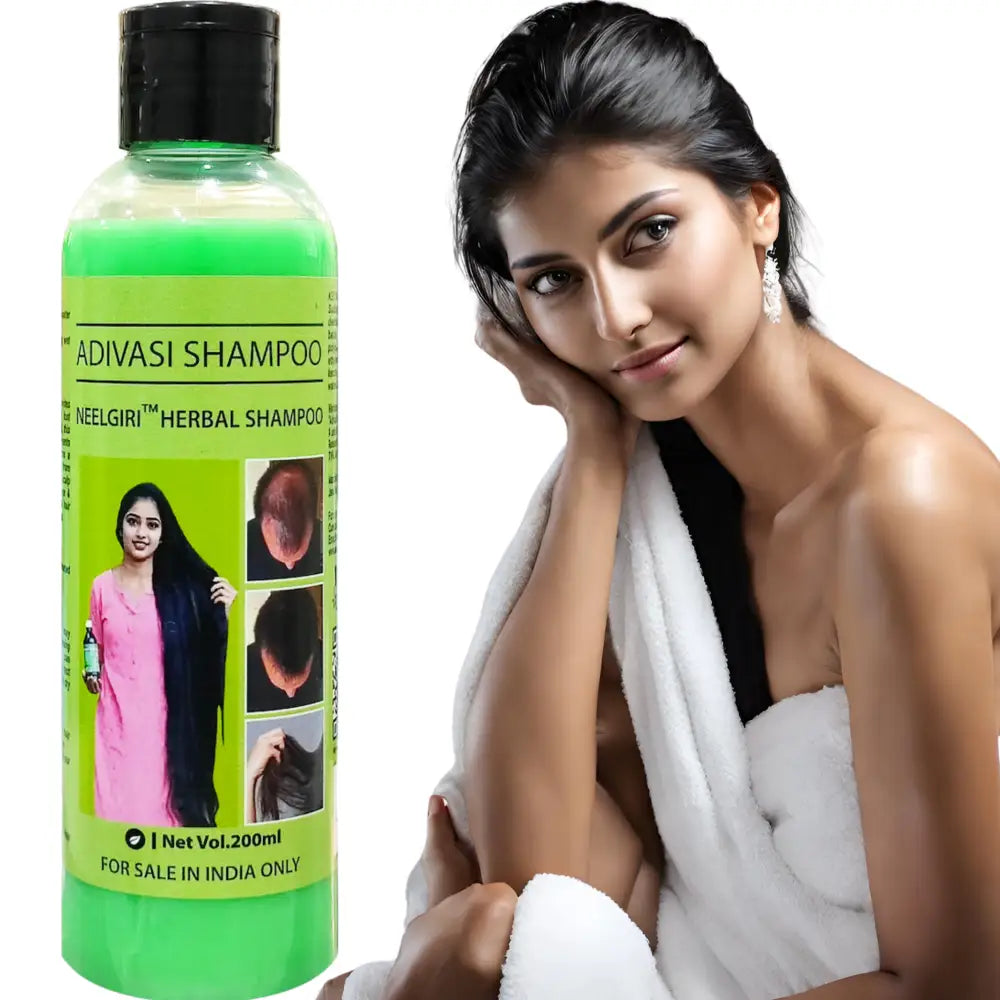 Original Adivasi Neelgiri™ Herbal Anti Hair Fall Shampoo 200ml