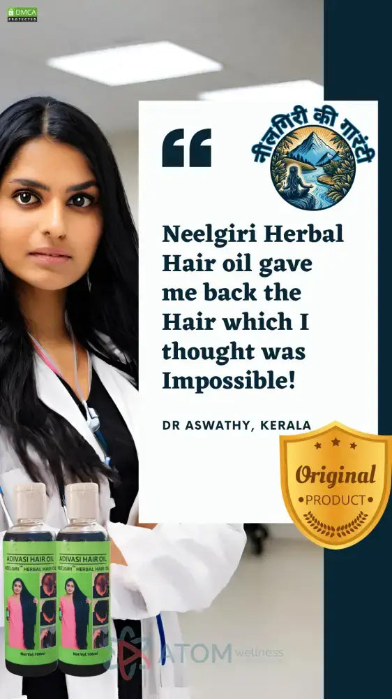 Original Adivasi Neelgiri™ Herbal Hair Oil 100ml