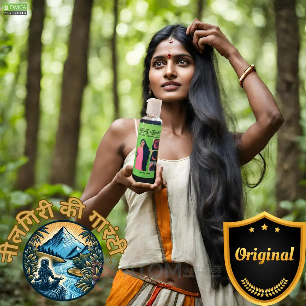 Original Adivasi Neelgiri™ Herbal Hair Oil 100ml with 30 Day Guarantee