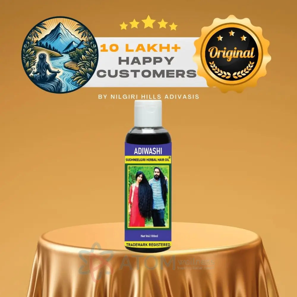 Original Adivasi Premium Herbal Hair Oil from Karnataka