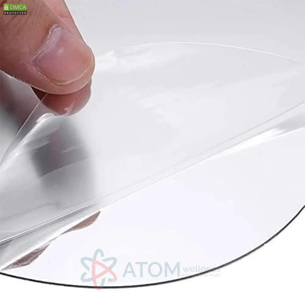 Oval Shape & Square Shape HD Bendable Self Adhesive Mirror Combo No Drilling Needed (Pack of 2)