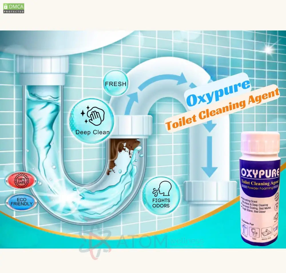 🚽 OxyPure Quick Action Toilet & Bathroom Cleaning Agent – 250g (Pack of 2)
