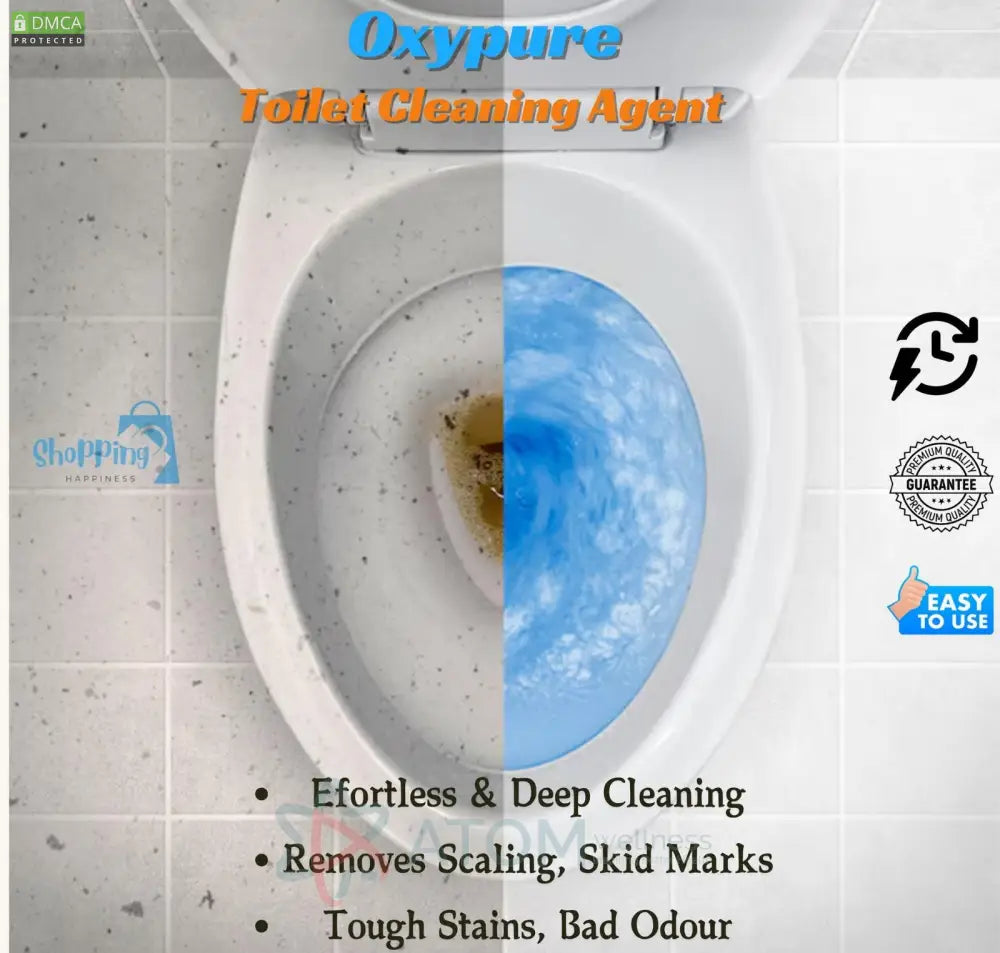 🚽 OxyPure Quick Action Toilet & Bathroom Cleaning Agent – 250g (Pack of 2)